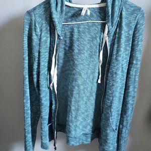 Knit Hooded Sweatshirt